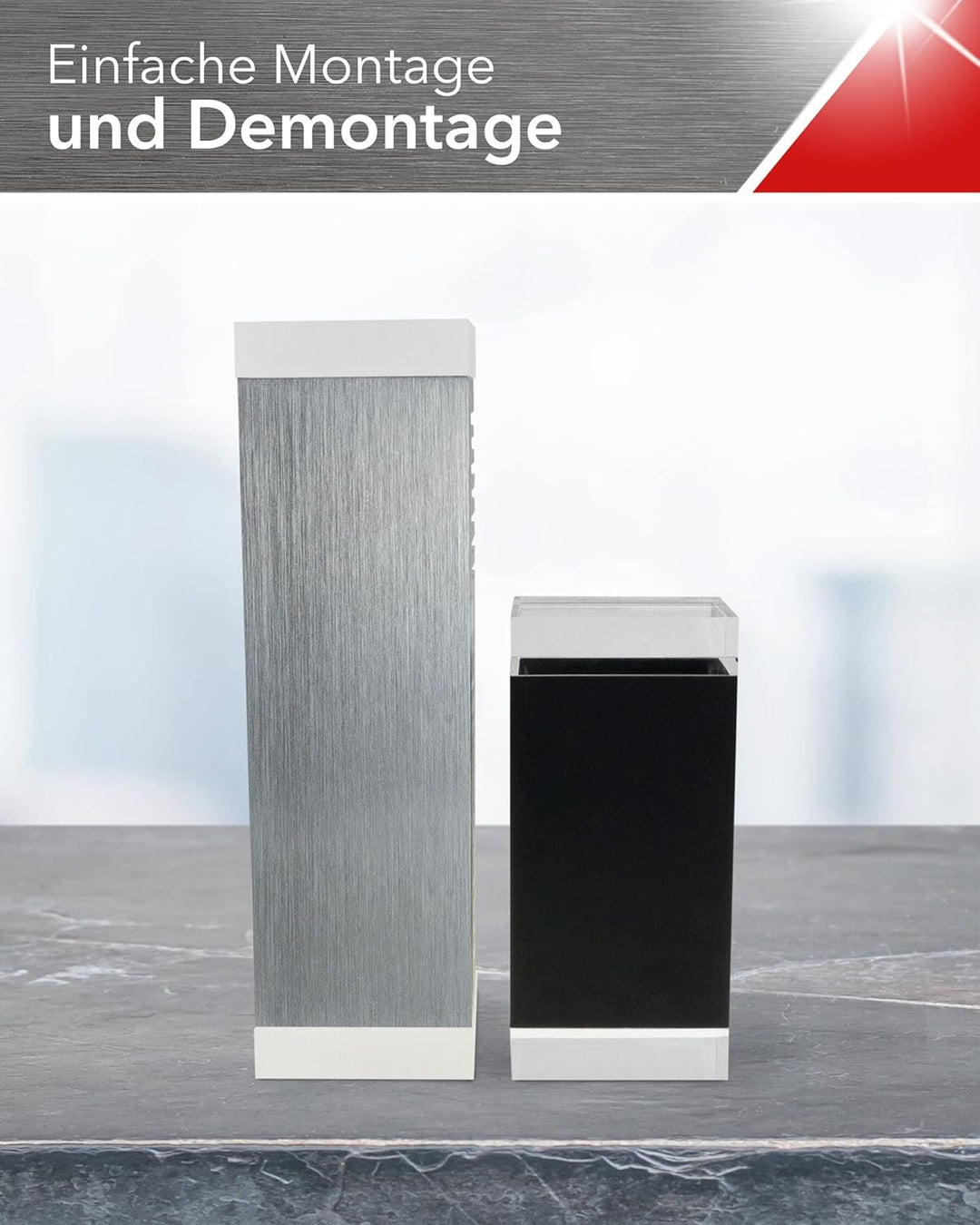 ShineLED Acrylglas Upgrade | 100mm x 100mm für 30W/12W | matt 30 Watt und 12 Watt Mattes Glas, 30 Wa