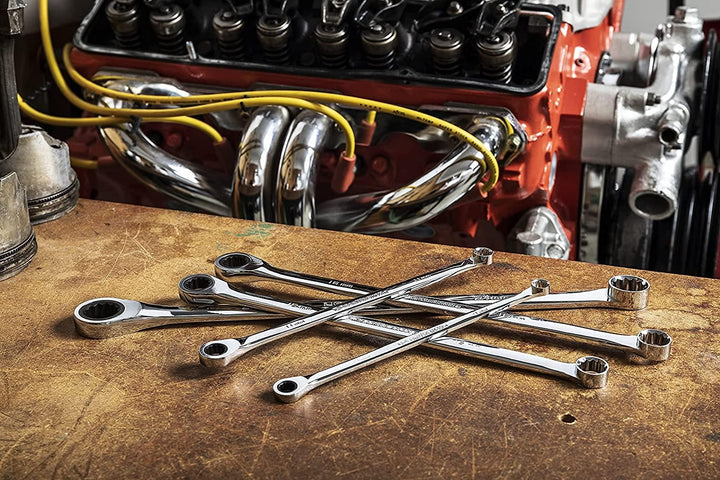 GearWrench Gearbox Ratschenschlüssel-Set, 12-teilig, XL, 17-teilig, metrisch – 85989, 17-teilig, met