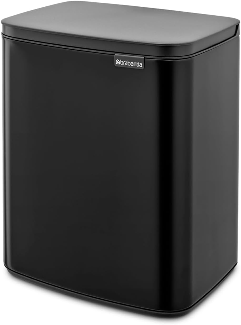 Brabantia - Bo Abfalleimer 12L - Abfalleimer, stilvoll & praktisch - Leicht öffnender, sanft schlies