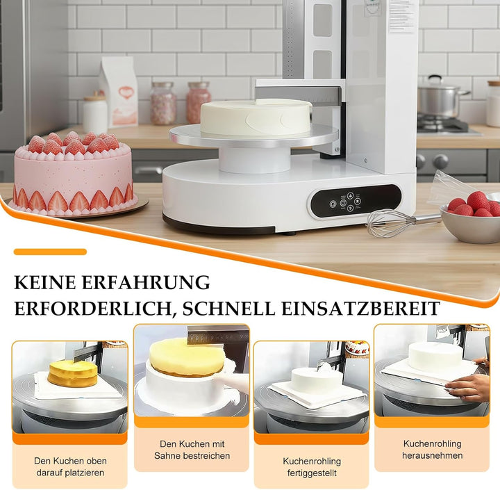 Automatische Kuchencreme-Maschine, Torten Glättungsmaschine, Cake Decorating Machine Zum Verteilen v