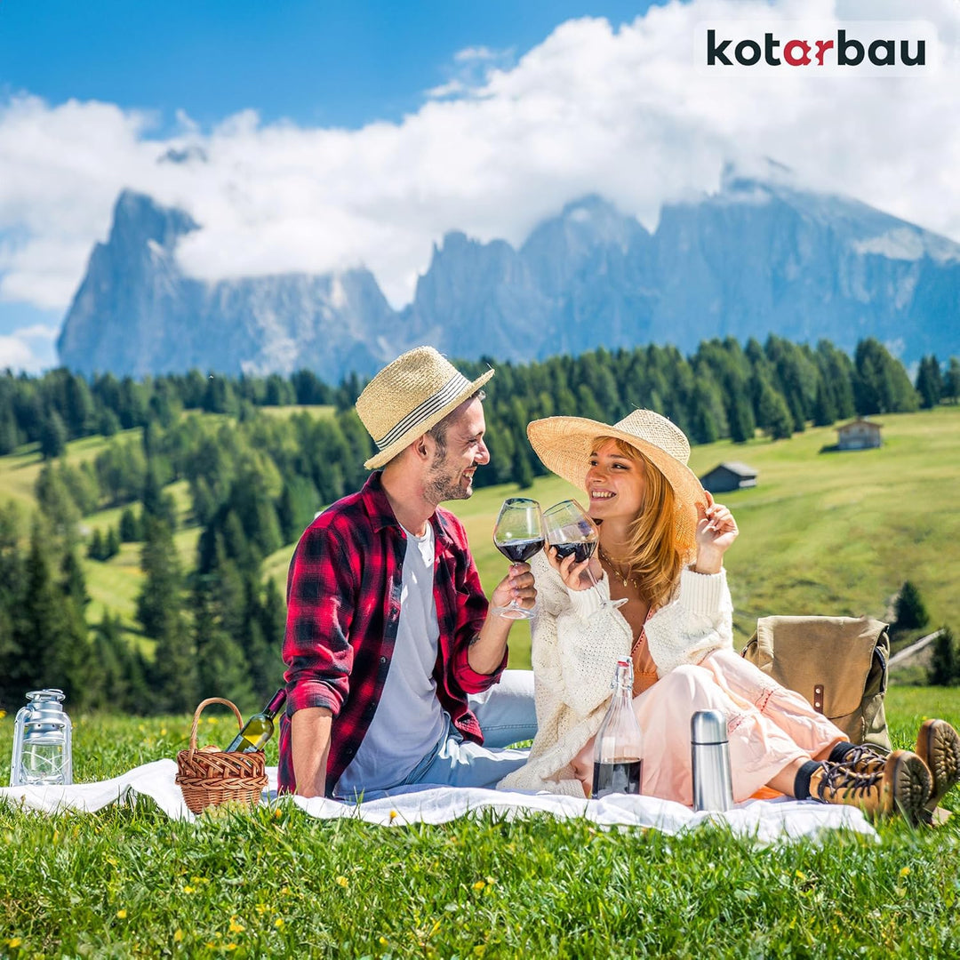 KOTARBAU® Weidenkorb mit Henkel Kinder 290 x 220 x 200 mm Kinder Ostern Körbchen kleiner Weidenkorb