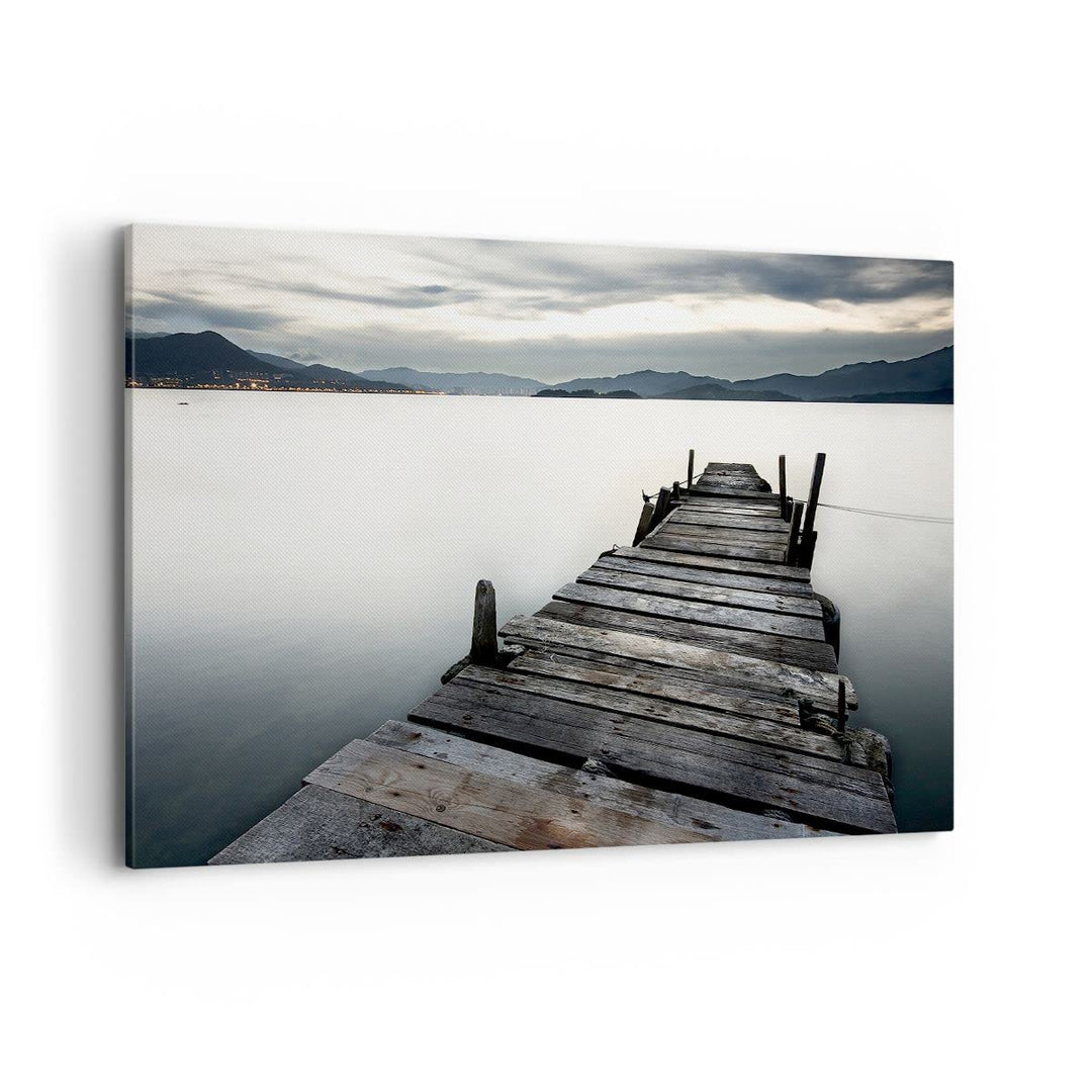 Bilder auf Leinwand 100x70cm Leinwandbild Insel Urlaub Pazifischer Ozean Gross Wanddeko Bild Schlafz