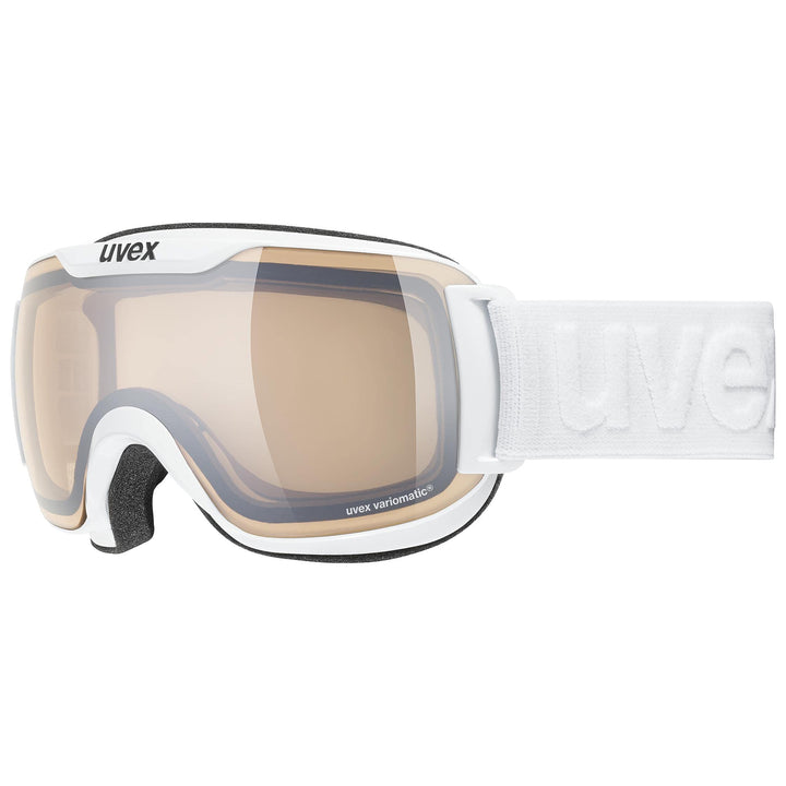 Uvex Unisex Downhill 2000 S V Skibrille (1er Pack) Einheitsgrösse white/silver-clear, Einheitsgrösse