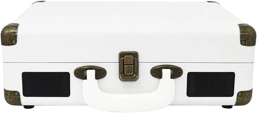 PRIXTON - VC400 Vintage-Vinyl-Plattenspieler | Vinyl-Player & Konverter über Bluetooth & USB | 2 ein