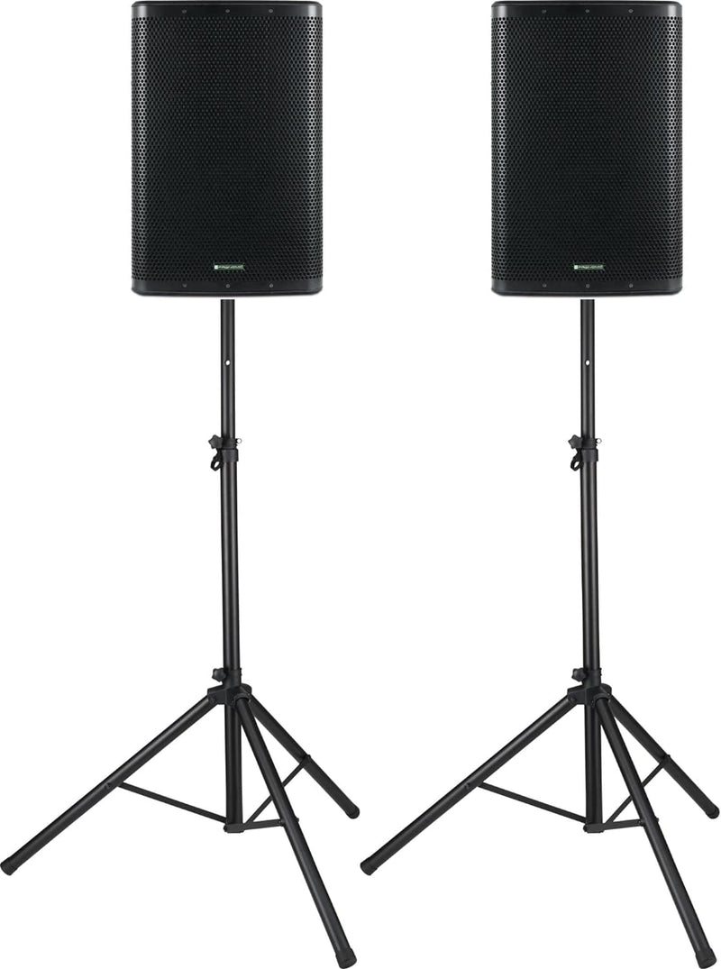 Pronomic C-215 MA Stative Set - Zwei aktive 2-Wege Boxen - Leistung: 2000 Watt - 15" Woofer + 1,75"