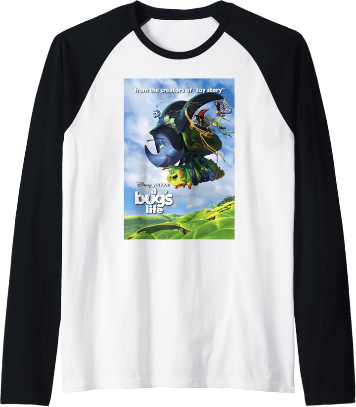 Disney Pixar A Bug's Life Group Shot Flying Poster Raglan