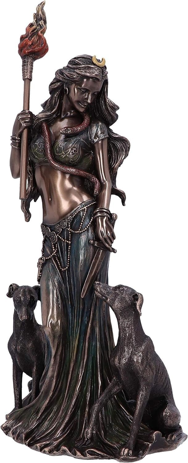 Nemesis Now Mythologische Hekate Mondgöttin, Bronze, 34 cm
