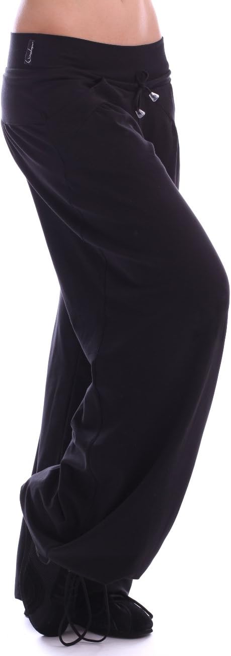 WINSHAPE Damen Trainingshose Dance Fitness Freizeit Sport, Schwarz