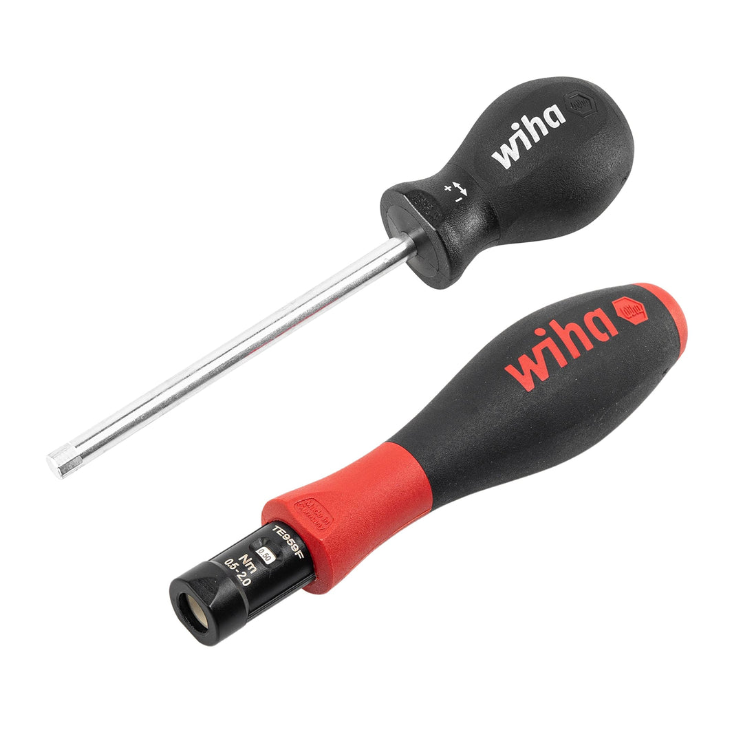 Wiha verstellbarer Drehmoment Schraubendreher TorqueVario®-S (26462) variabel einstellbar I 0,5-1 Nm