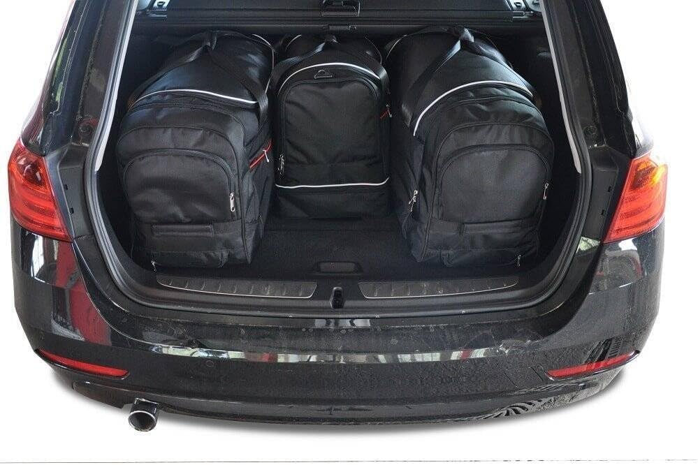 KJUST Dedizierte Reisetaschen 4 stk kompatibel mit BMW 3 TOURING F31 2012-2018