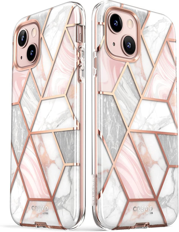 i-Blason Glitzer Hülle für iPhone 13 Mini (5.4‘’) Handyhülle 360 Grad Case Bumper Schutzhülle Cover