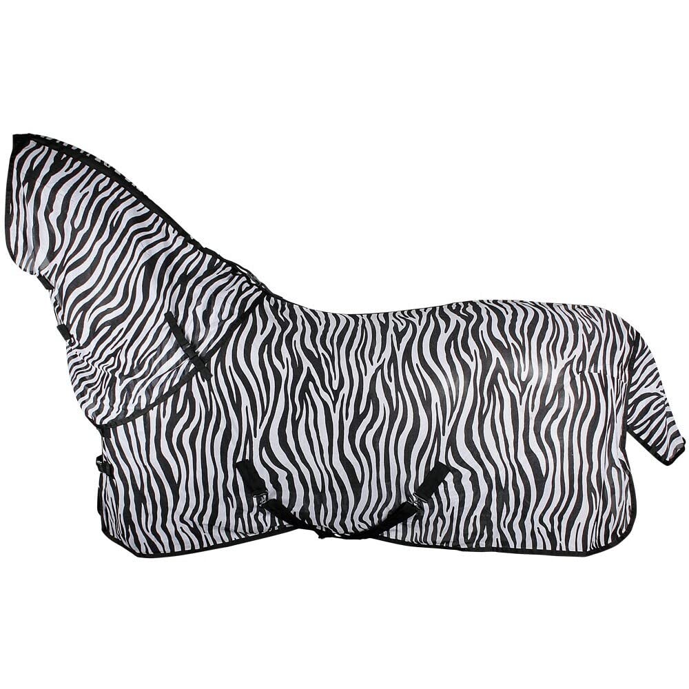 Harry's Horse Vliegendeken met Losse Hals, Zebra, Grösse:205cm, 205cm