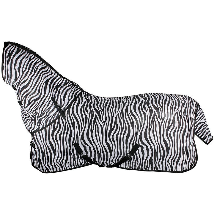 Harry's Horse Vliegendeken met Losse Hals, Zebra, Grösse:205cm, 205cm
