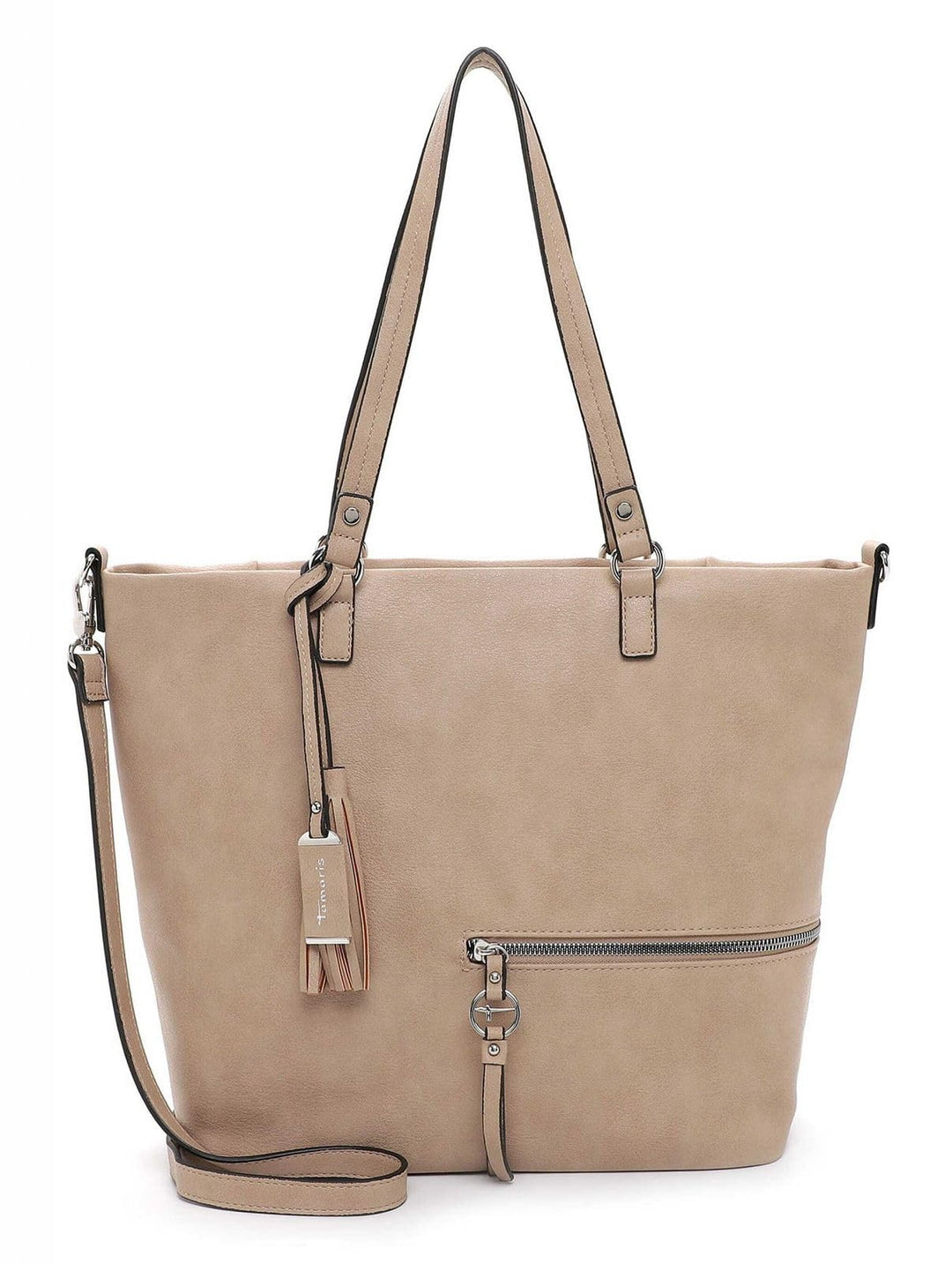 Tamaris Shopper TAS Nele 32803 Damen Handtaschen Uni Einheitsgrösse Taupe 900, Einheitsgrösse Taupe