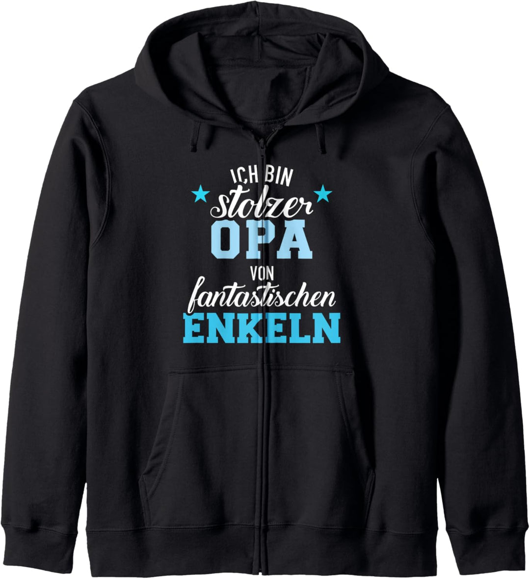Stolzer Opa von fantastischen Enkeln von Enkelkindern Kapuzenjacke