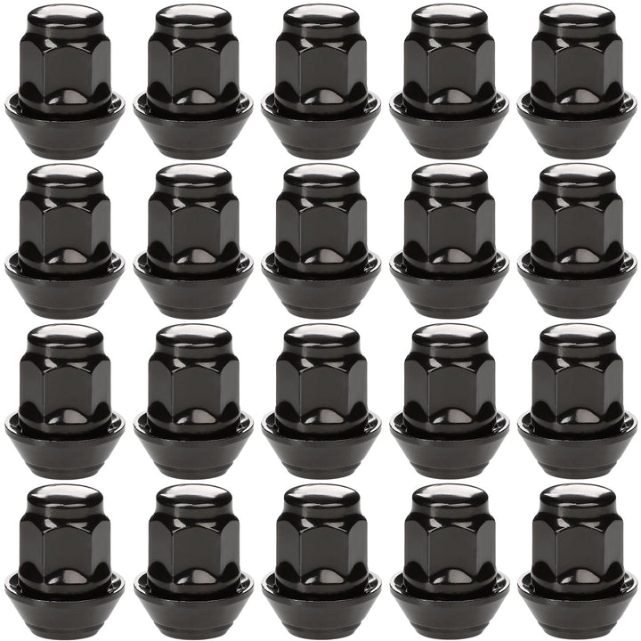 GAsuppply 20x Radmuttern M12x1,5 28mm, SW19 60°,radmuttern alufelgen für die Ford Fiesta Focus Fusio