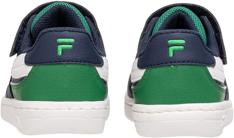 FILA Unisex Kinder Fxventuno Velcro TDL Sneaker 22 EU Fila Navy Verdant Green, 22 EU Fila Navy Verda