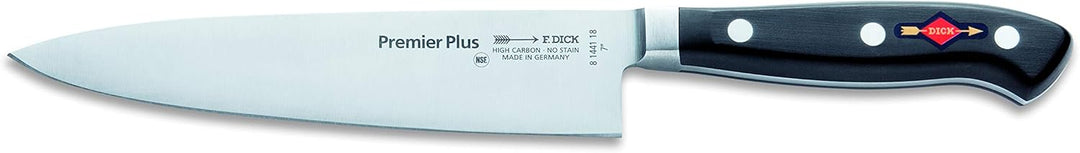 F. DICK Messerset, Premier Plus Eurasia (Gyuutoo Messer, Santoku, Officemesser, X50CrMoV15 Stahl, ni