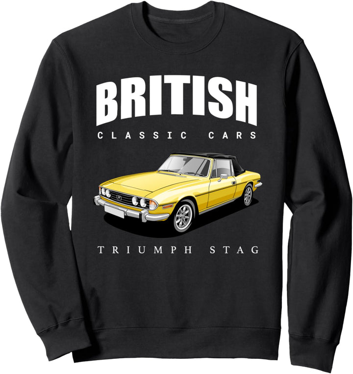 Britische klassische Sportwagen - Triumph Stag Sweatshirt