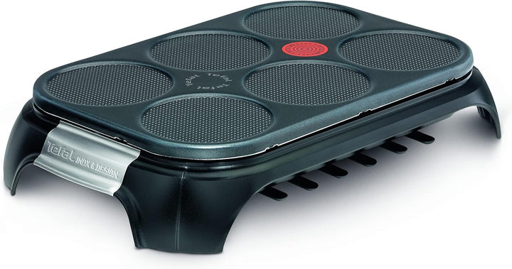 Tefal Crep Party Edelstahl & Design PY558813 - Pfannkuchen- und Antihaftbeschichtung aus Edelstahl m
