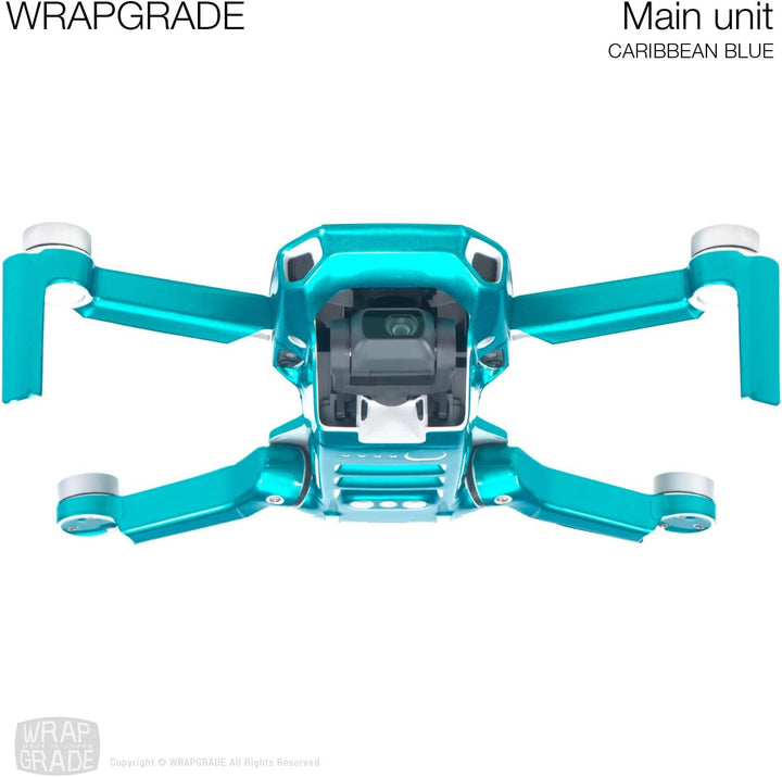 WRAPGRADE Skin kompatibel mit DJI Mavic Mini (Caribbean Blue), Caribbean Blue