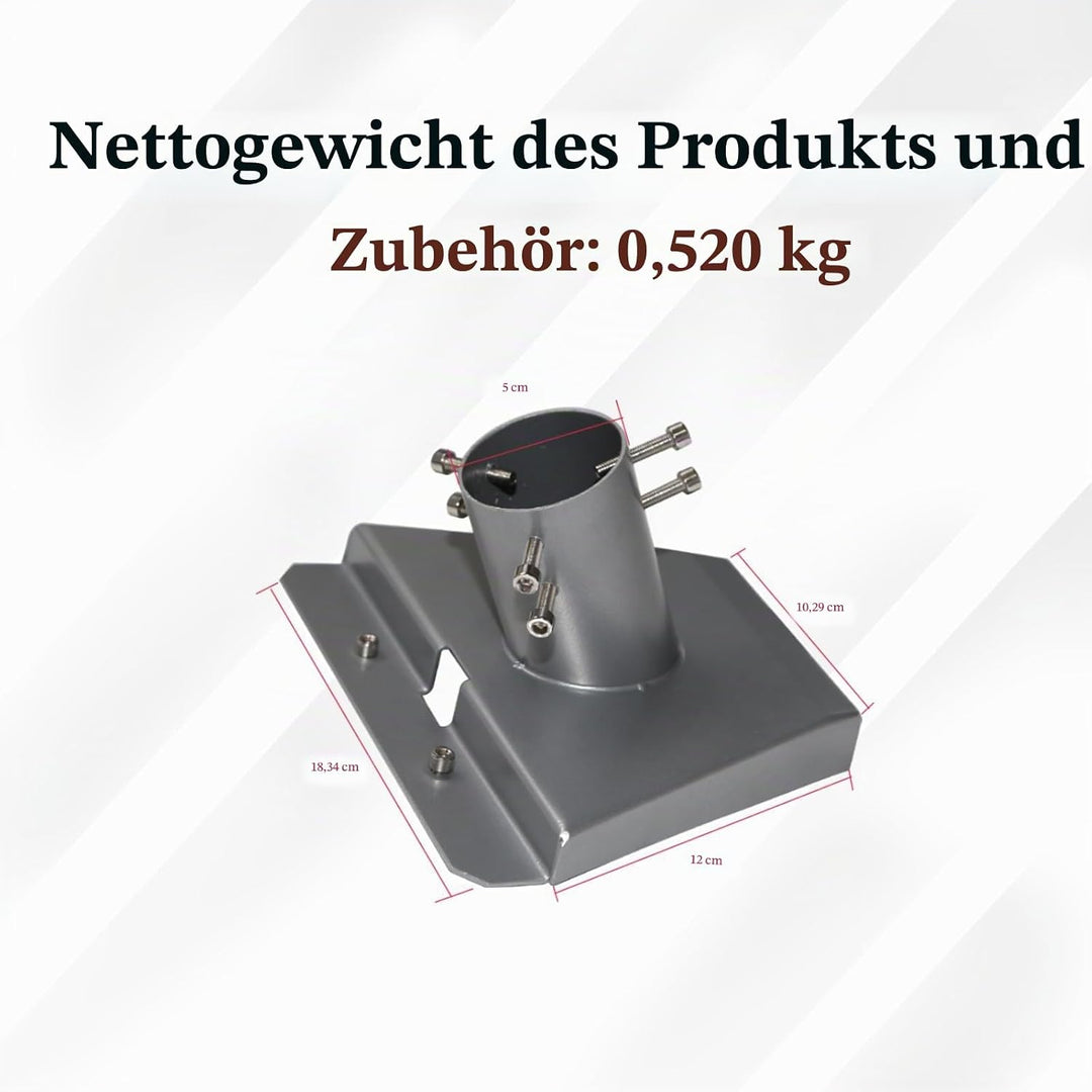 Kpemcsx Starlink Gen 3 Rohradapter und Mastmontagesatz für V3 Kickstand Dishy, kompatibel mit Mast