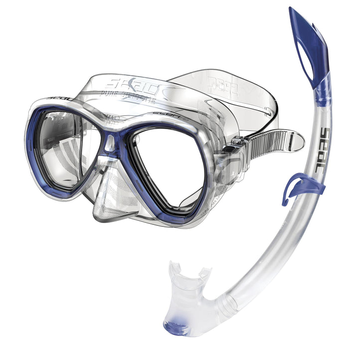 Seac Set Elba, Schnorchelset aus hypoallergenem Silikon mit Maske und Schnorchel für Erwachsene narr