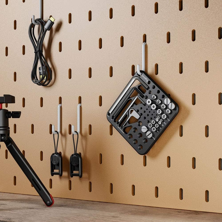 SMALLRIG Aufbewahrungsplatte für Schrauben und Schraubendreher mit Inbusschlüsseln und Funktionsschr