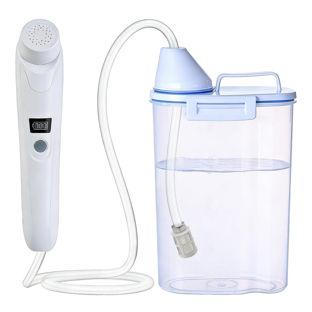 Portable Bidet Po Dusche, Elektrisches Bidet ReiseBidet Handbrause mit 2.5L Wassertank, Peri Bottle