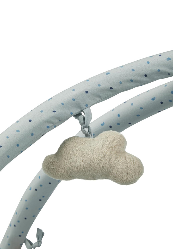 Sterntaler Spielbogen Dino Rexi - Spielbogen aus Velour und bedrucktem Baumwoll Mischgewebe - Baby S