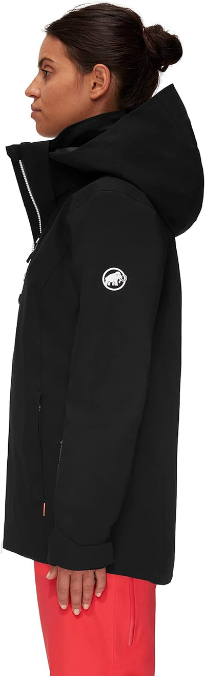 Mammut Damen Stoney Hs Thermo Jacket Women gefütterte Hardshelljacke mit Kapuze S black-white, S bla