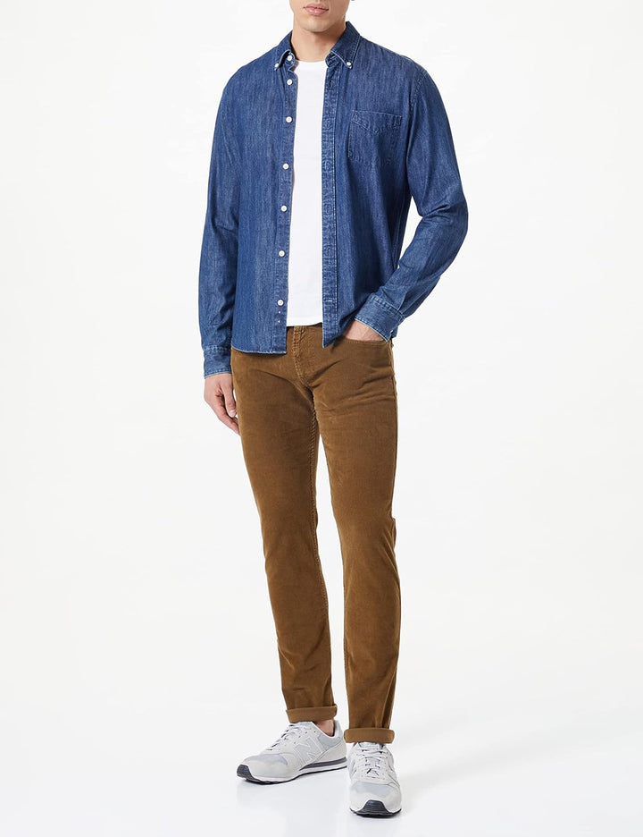 Replay Herren Jeans Anbass Slim-Fit mit Power Stretch 28W / 32L 695 Woody Brown, 28W / 32L 695 Woody