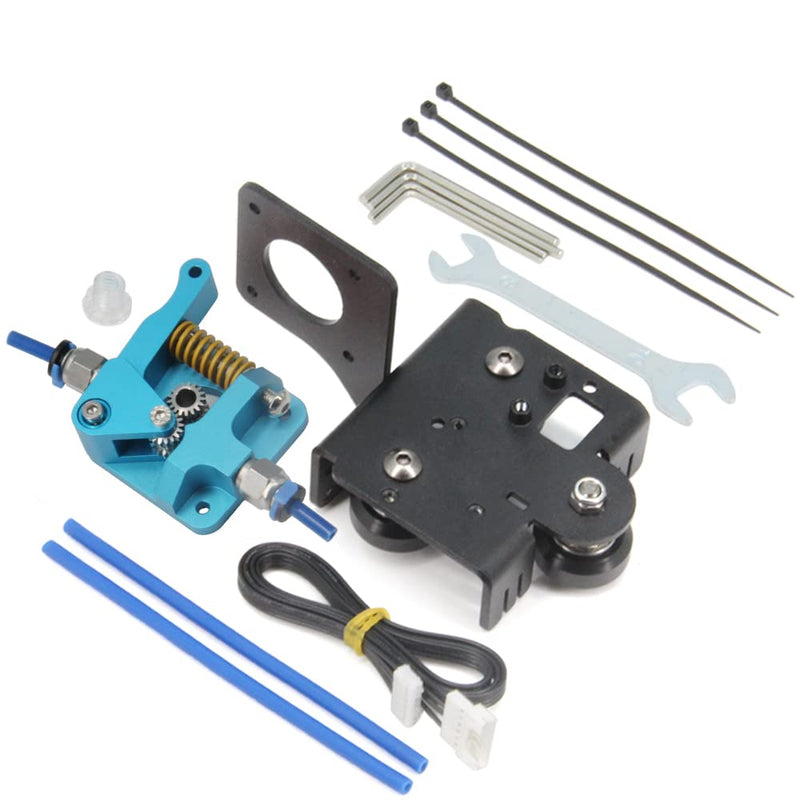 Zeberoxyz Upgrade Direct Drive Support Plate mit 3 POM-Riemenscheiben mit Dual Gear Extruder Kit,Dua