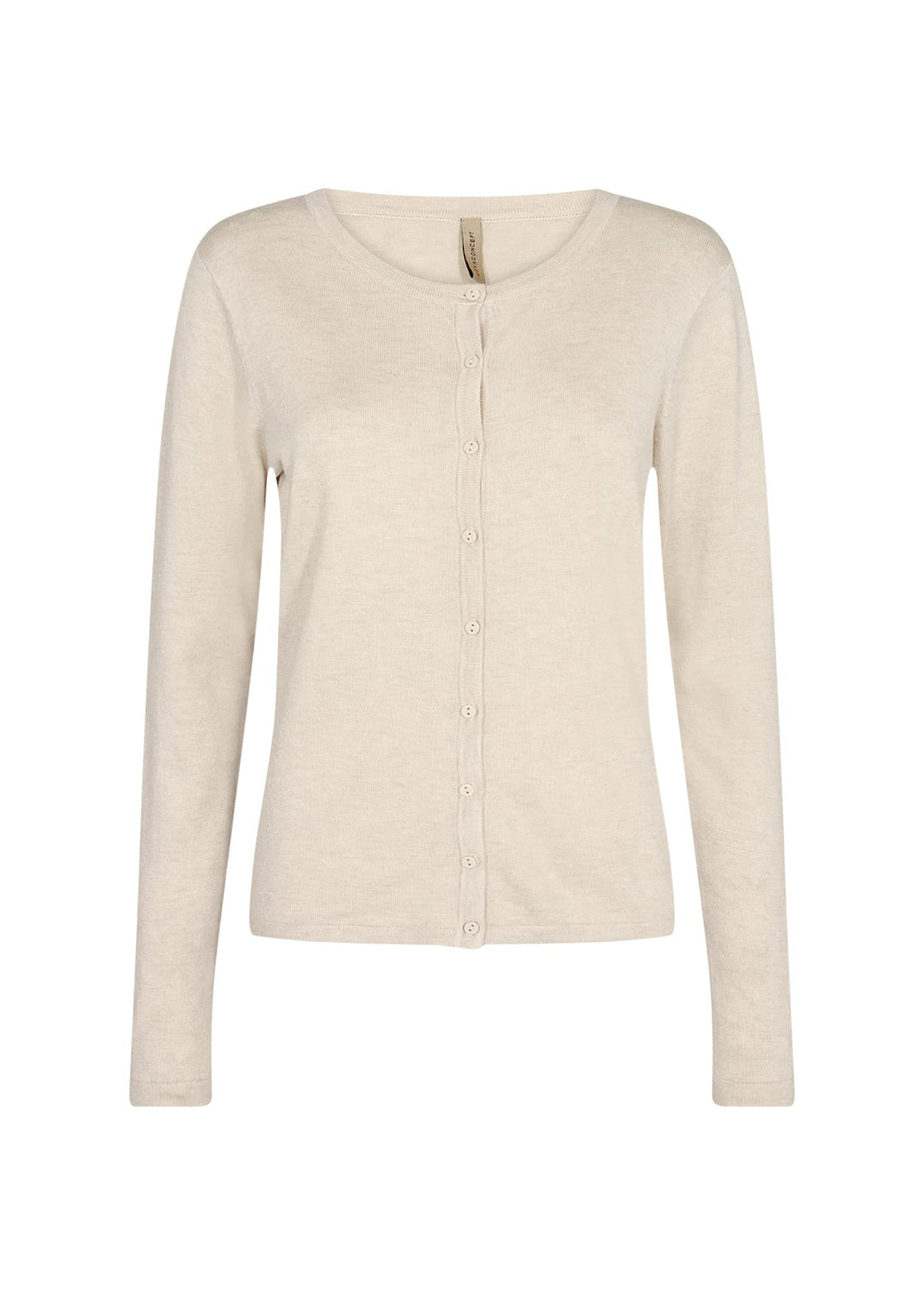 SOYACONCEPT Damen Strickjacke M Beige Melange, M Beige Melange