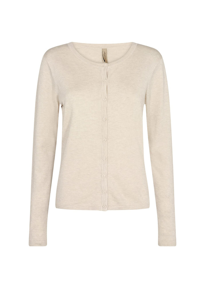 SOYACONCEPT Damen Strickjacke M Beige Melange, M Beige Melange