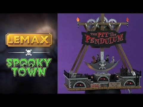 Lemax - The Pit and The Pendulum 04704 Karussell Halloween Spookytown