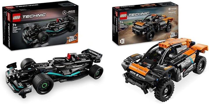 LEGO Technic Mercedes-AMG F1 W14 E Performance Pull-Back, Modell-Rennwagen & Technic NEOM McLaren Ex