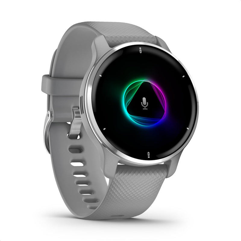 Garmin Venu 2 Plus – GPS-Fitness-Smartwatch mit Bluetooth Telefonie und Sprachassistenz. Ultrascharf