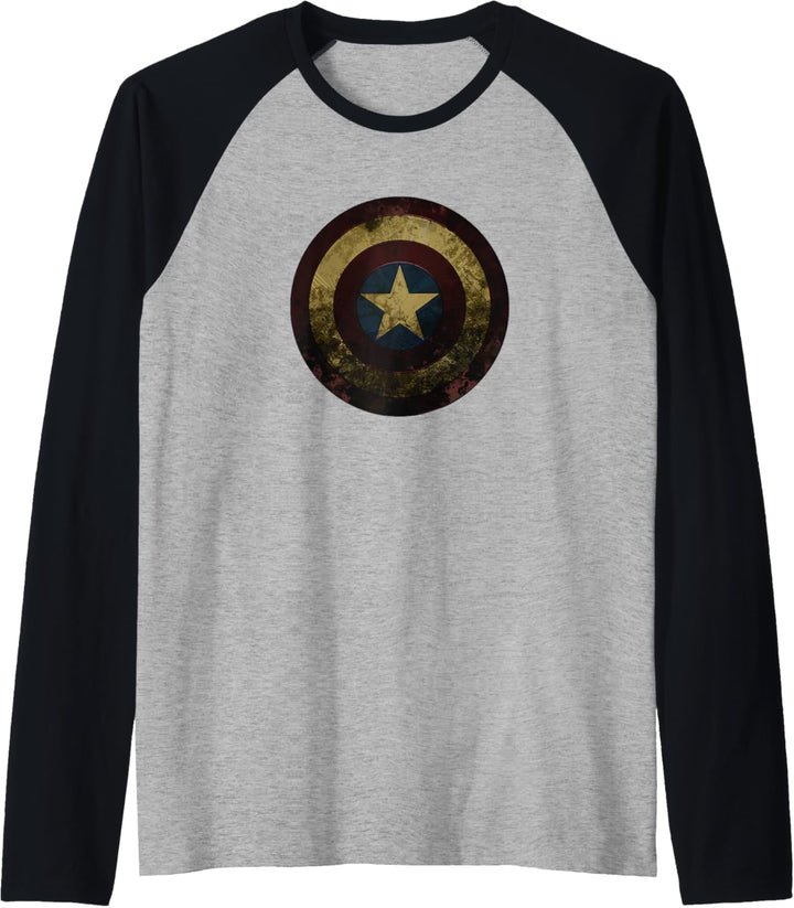 Marvel What If Captain Zombie Shield Raglan