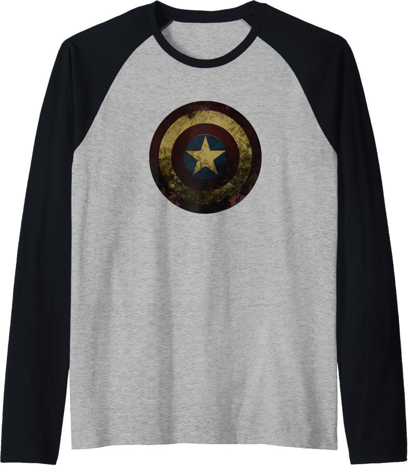 Marvel What If Captain Zombie Shield Raglan