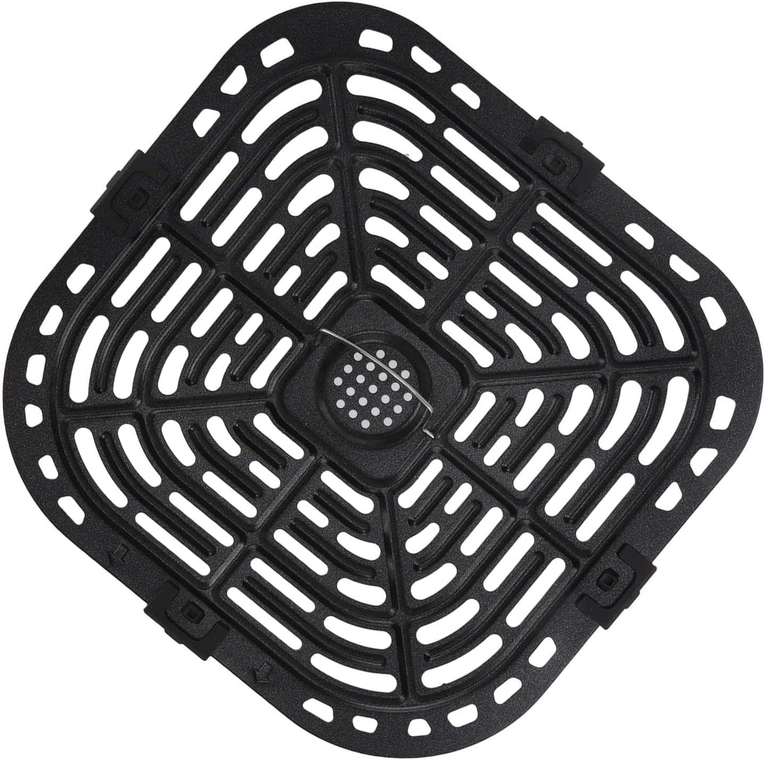 Quadratische Grillpfanne 24x23 cm für Heissluftfritteuse Zubehör, Ersatz Backplatte für Fritteusen A