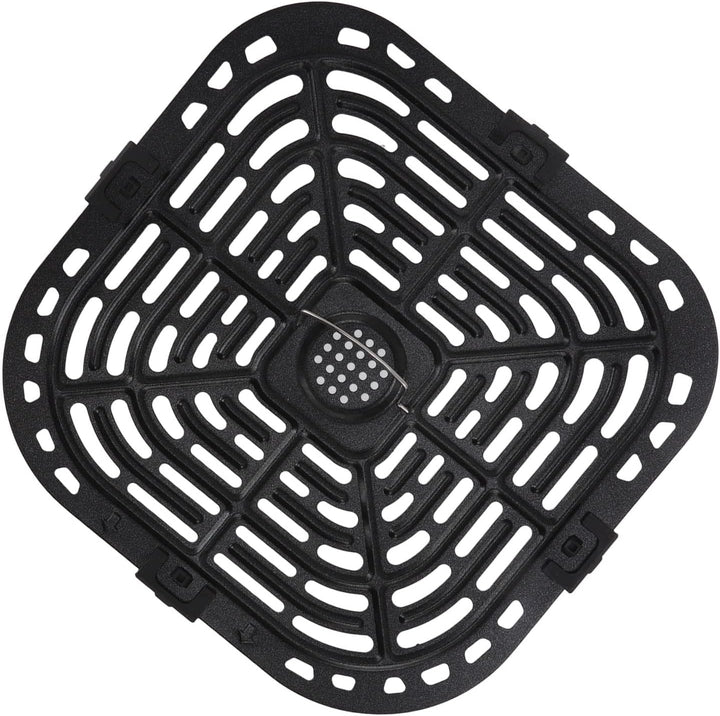 Quadratische Grillpfanne 24x23 cm für Heissluftfritteuse Zubehör, Ersatz Backplatte für Fritteusen A