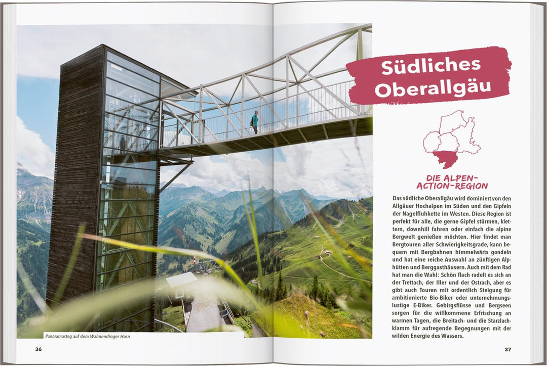 MARCO POLO OUTDOOR GUIDE Reiseführer Allgäu: Mit rund 150 Outdoor-Erlebnissen für alle, die am liebs
