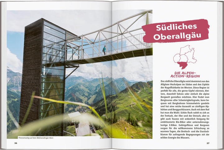 MARCO POLO OUTDOOR GUIDE Reiseführer Allgäu: Mit rund 150 Outdoor-Erlebnissen für alle, die am liebs