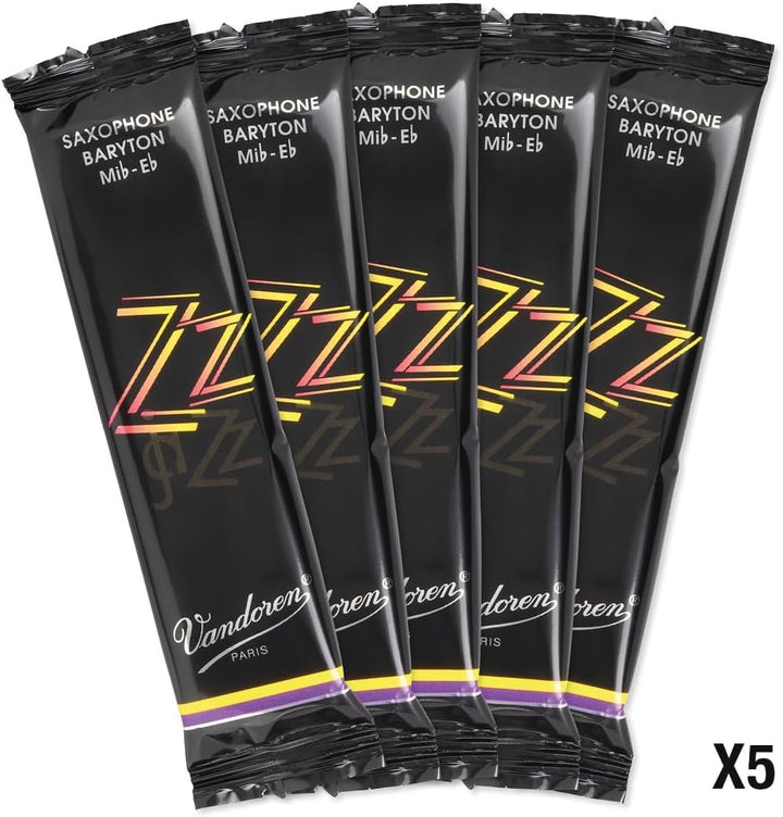Vandoren SR442 Blätter für Bari-Saxophon (Stärke 2), 5 Stück Stärke, 2, Stärke, 2