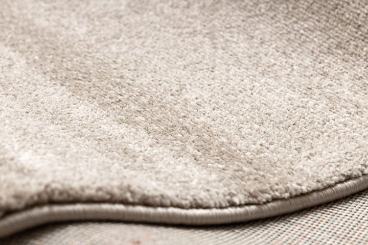 rugsx Teppich Softy beige, glatt, einfarbig, für Zimmer, Wohnzimmer, Schlafzimmer, 200x290 cm 200x29