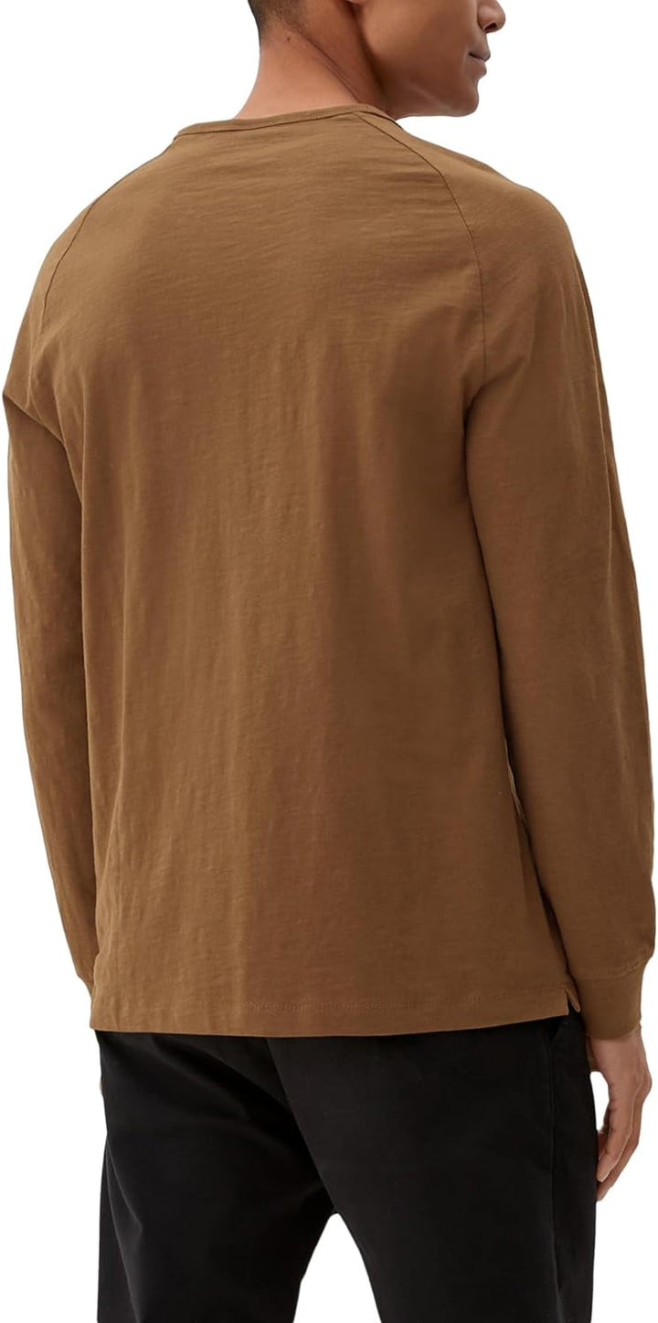 s.Oliver Herren T-Shirt Langarm L 8592_brown, L 8592_brown