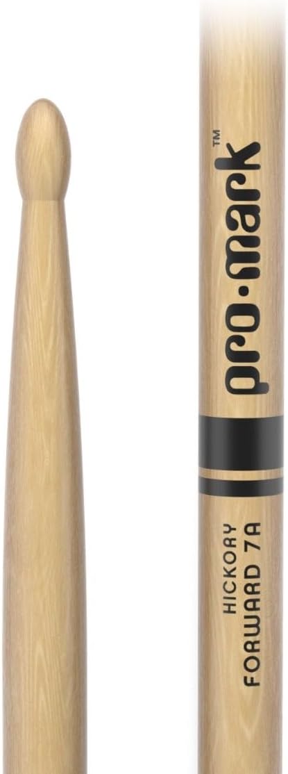 ProMark Drumsticks - Schlagzeug Sticks - Schlagzeugsticks - Klassischer Vorwärts 7A Hickoryholz, Ova