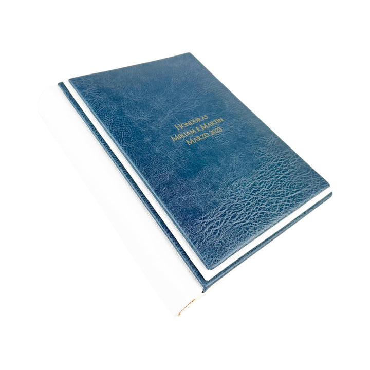Fotoalbum - Eclissi Vintage - handgefertigte Herstellung aus Kunstleder, personalisierbar mit Gravur