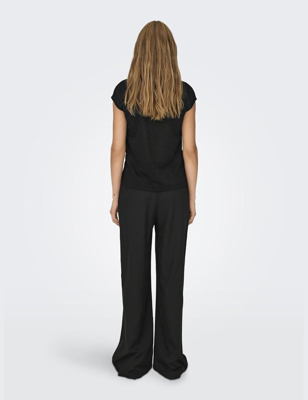 ONLY Vic Short Sleeve Top 40 (Packung mit 4) Schwarz, 40 (Packung mit 4) Schwarz